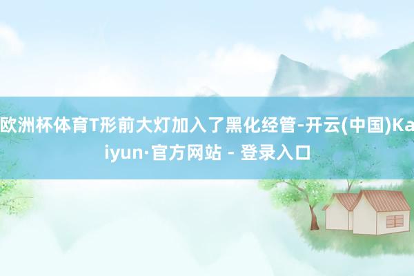 欧洲杯体育T形前大灯加入了黑化经管-开云(中国)Kaiyun·官方网站 - 登录入口