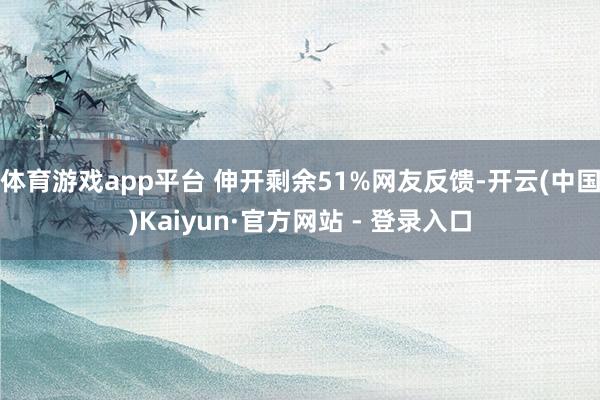 体育游戏app平台 伸开剩余51%网友反馈-开云(中国)Kaiyun·官方网站 - 登录入口